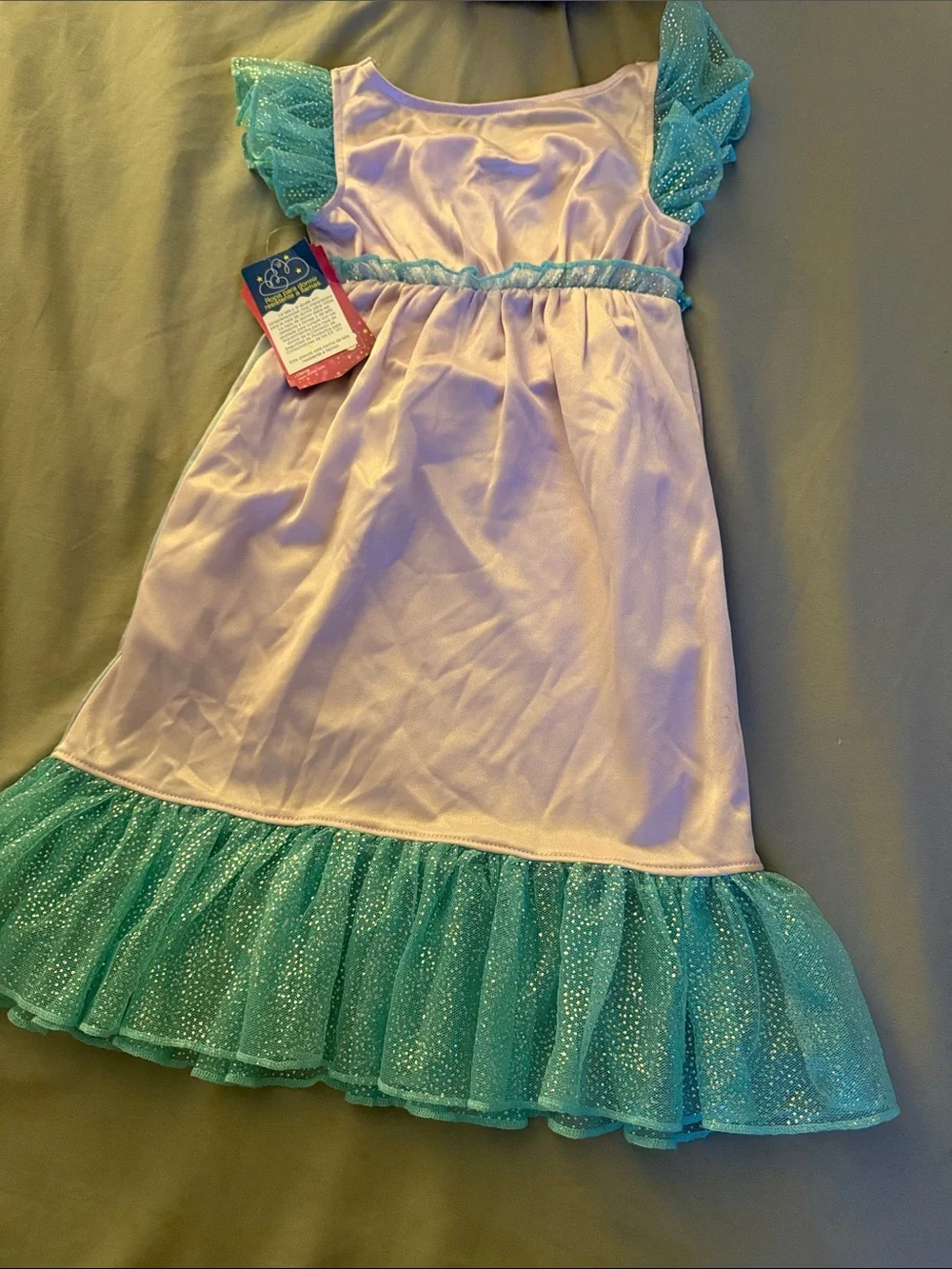 Disney Ariel Pink and Teal Mermaid Dress-Up Gown